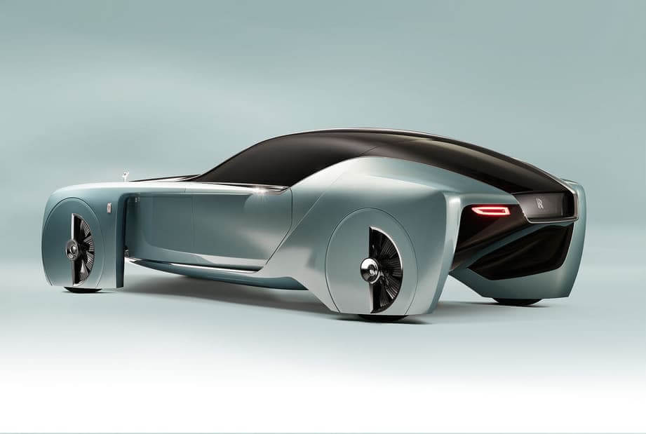 Zukunftsstudie Rollce Royce Vision Next 100- Hochbeinig und Coupe-Heck